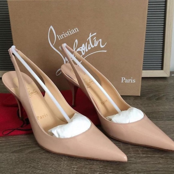 Christian Louboutin Shoes - New Louboutin sling back nude heels